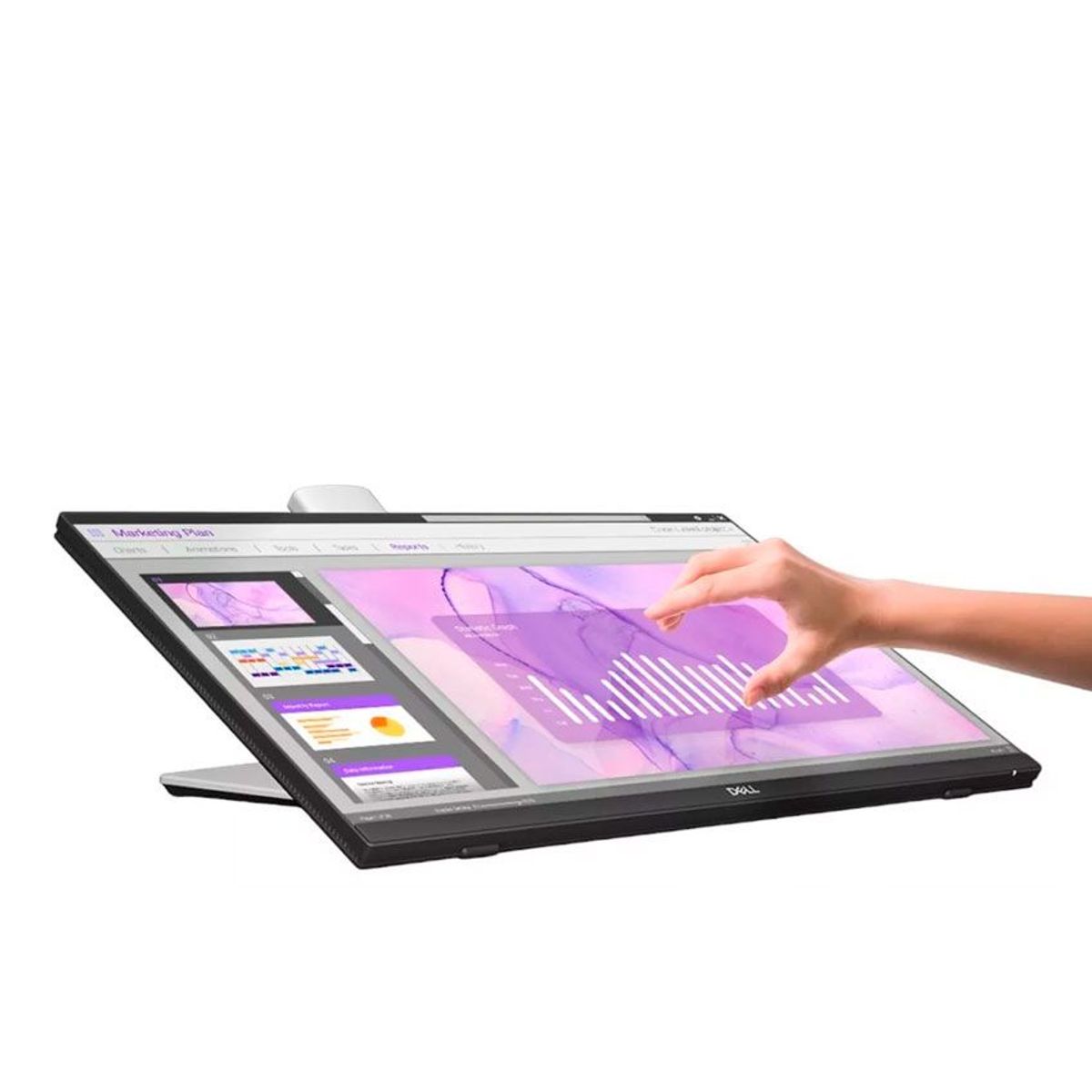 DELL - Monitor Táctil Dell 24 Full HD con USB-C HDMI gris P2424HT