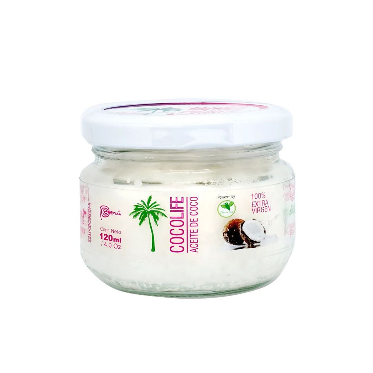 BIOSELVA - Cocolife Bioselva Aceite De Coco Extra Virgen de 120 Ml
