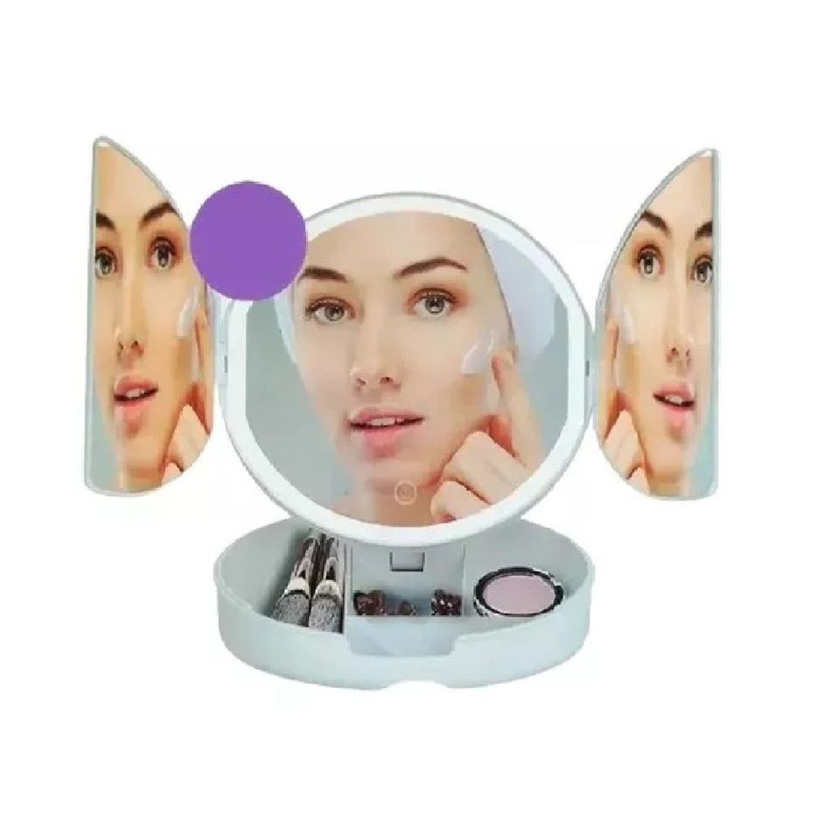 OTTOWARE - ESPEJO LED TRIPLE DE TOCADOR