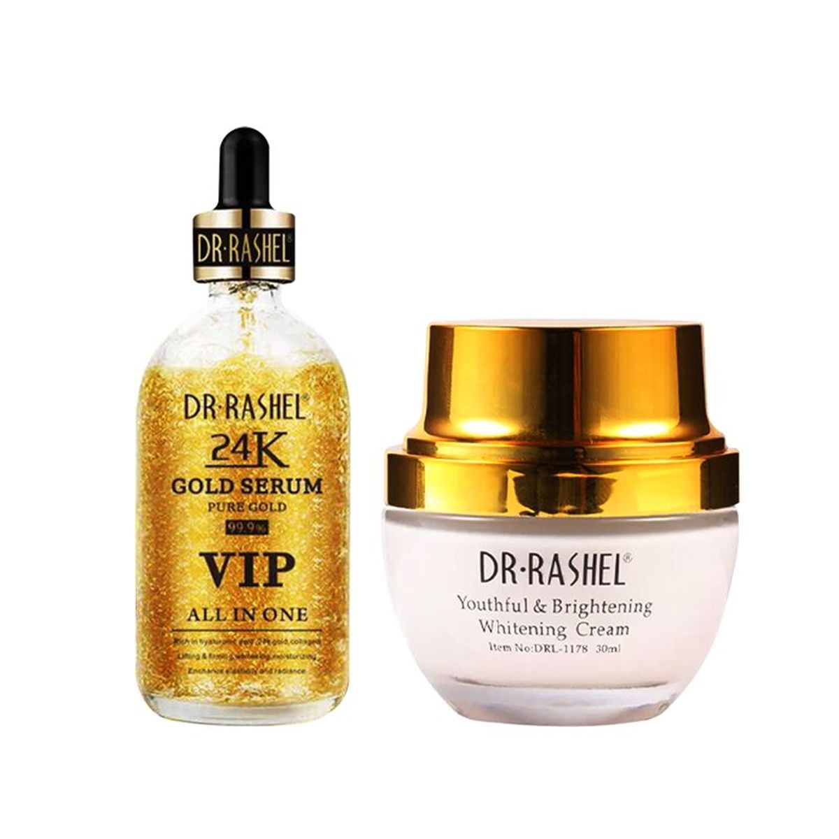 GENERICO - Serum Aclarador 24k VIP + Crema Blanqueadora 24k Gold
