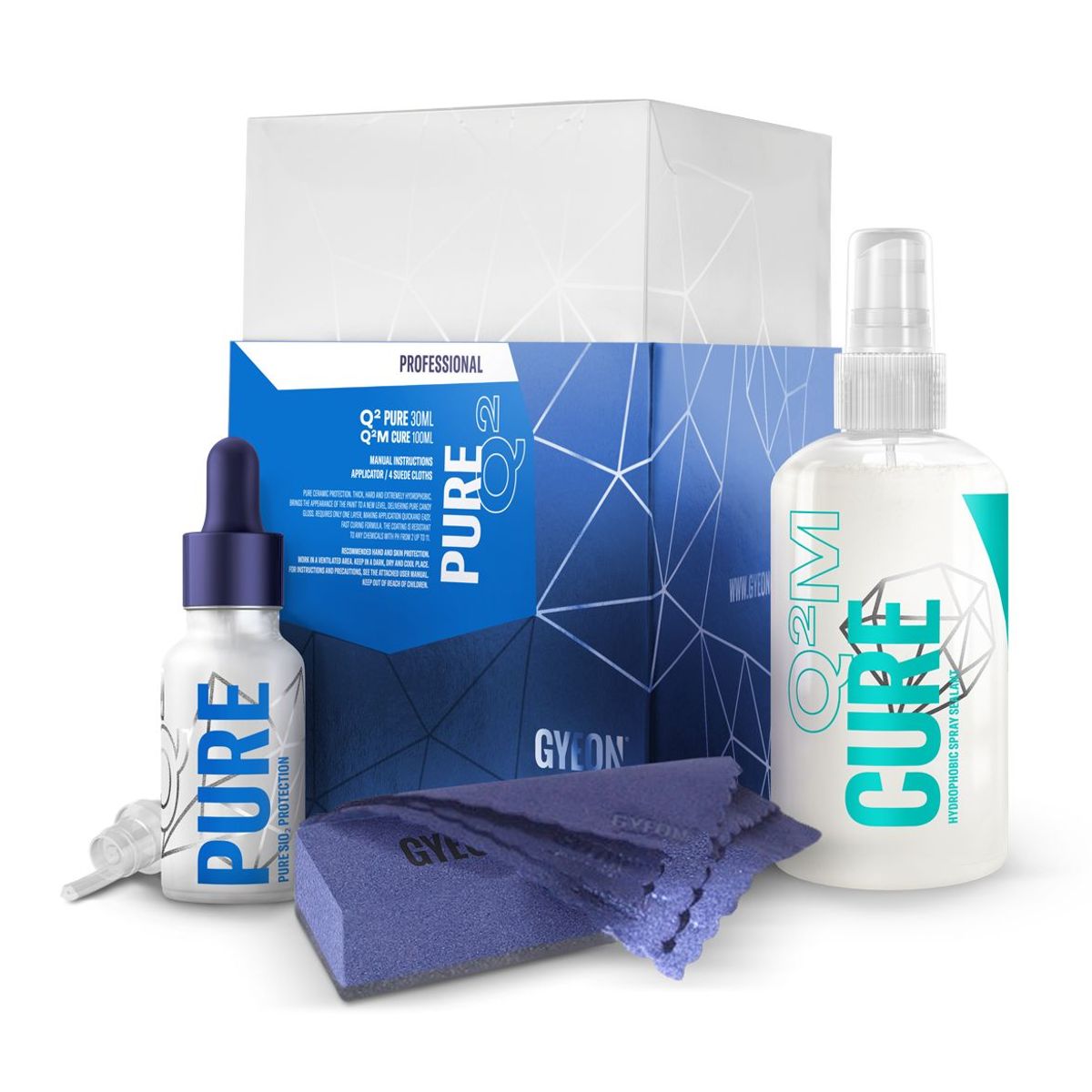 GYEON - Q2 PURE Y Q2M CURE PROTECTOR DE PINTURA POR HASTA 18 MESES