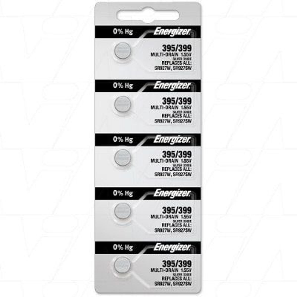 ENERGIZER - PILAS Botón  ENERGIZER 395 399 BLISTER X 5 UNIDADES