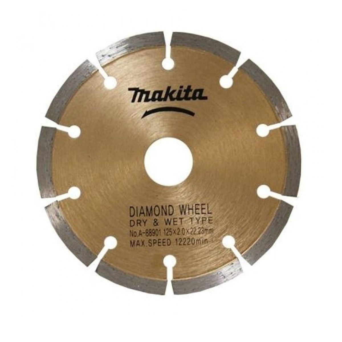 MAKITA - Disco diamantado segmentado 125 x 20 mm para Marmolera