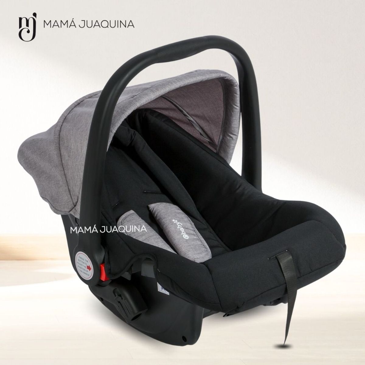 EBABY - Coche Maleta Travel System «BRUNEI» con Porta bebé Gray