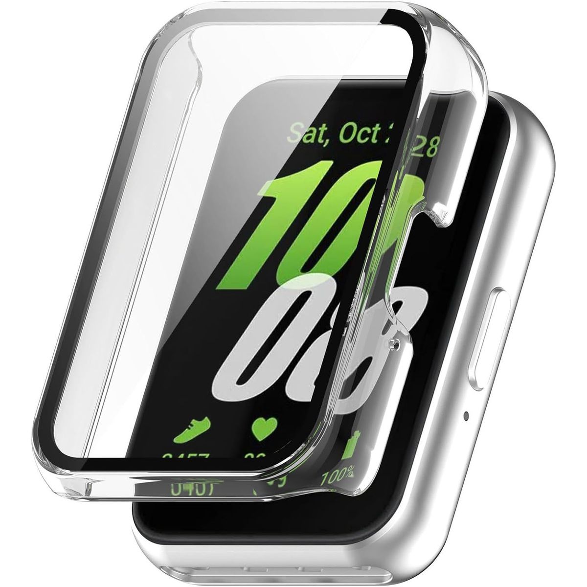 GENERICO - Bumper Para  Samsung Galaxy Fit 3 - Transparente