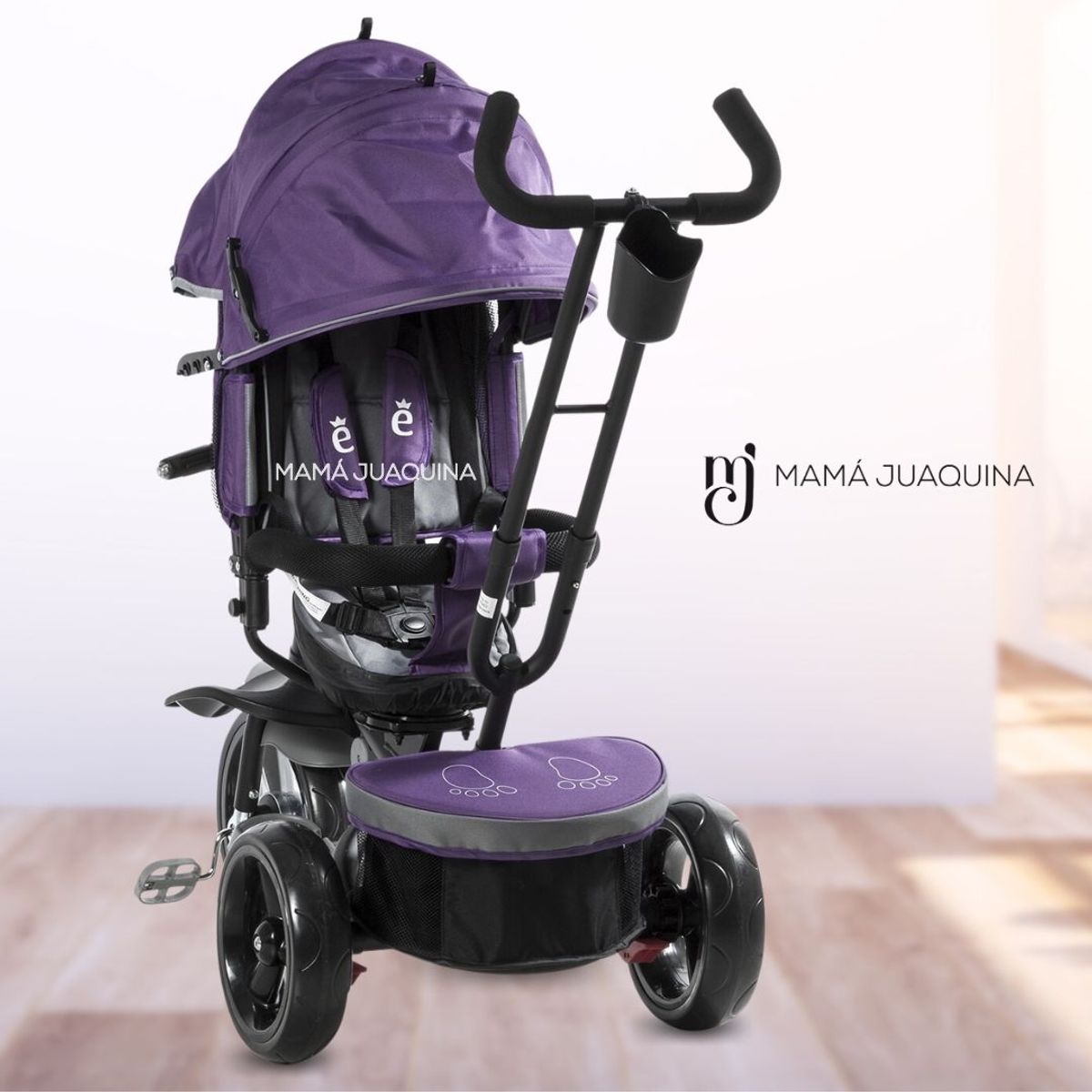 EVEZO - Triciclo Giratorio «LAHORE» Edición Limitada Purple