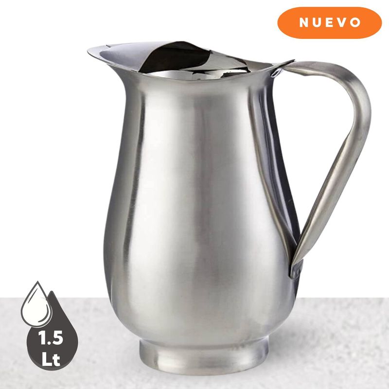 GENERICO - JARRA DE ACERO INOXIDABLE 1 .5LT