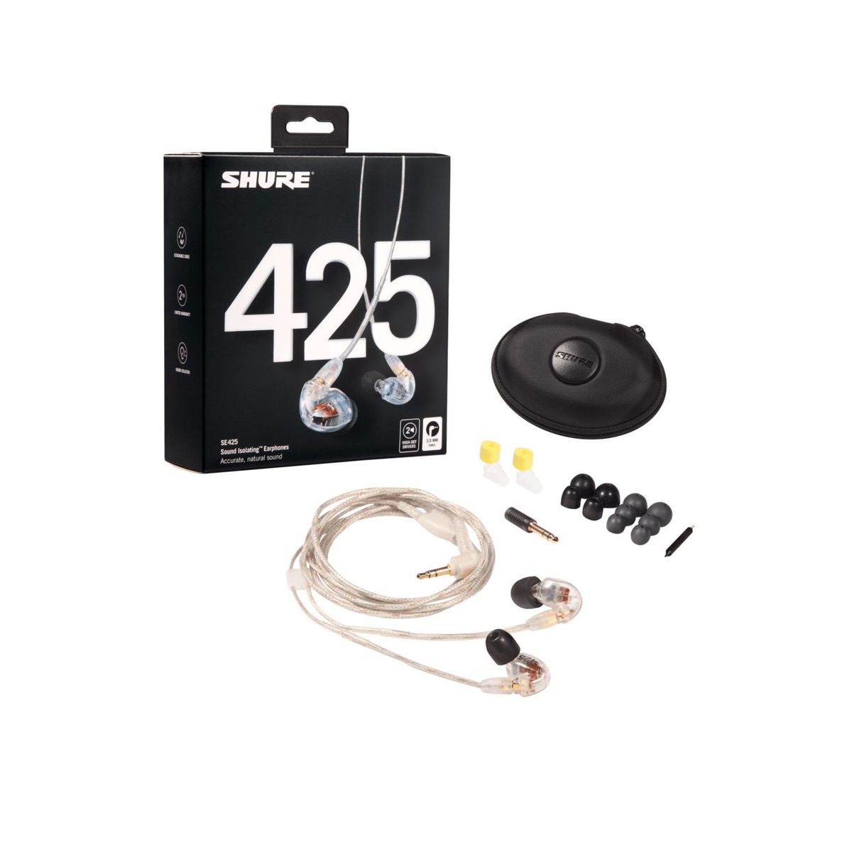 SHURE - Audifonos de monitoreo Shure Se425-cl