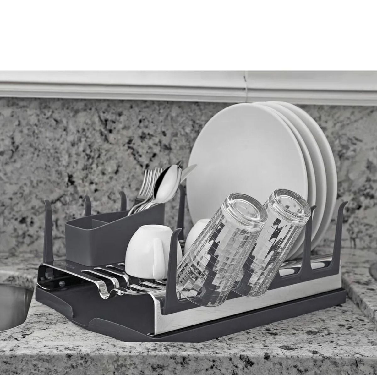 TRAMONTINA - Escurridor de platos Tramontina ciclo de acero inoxidable