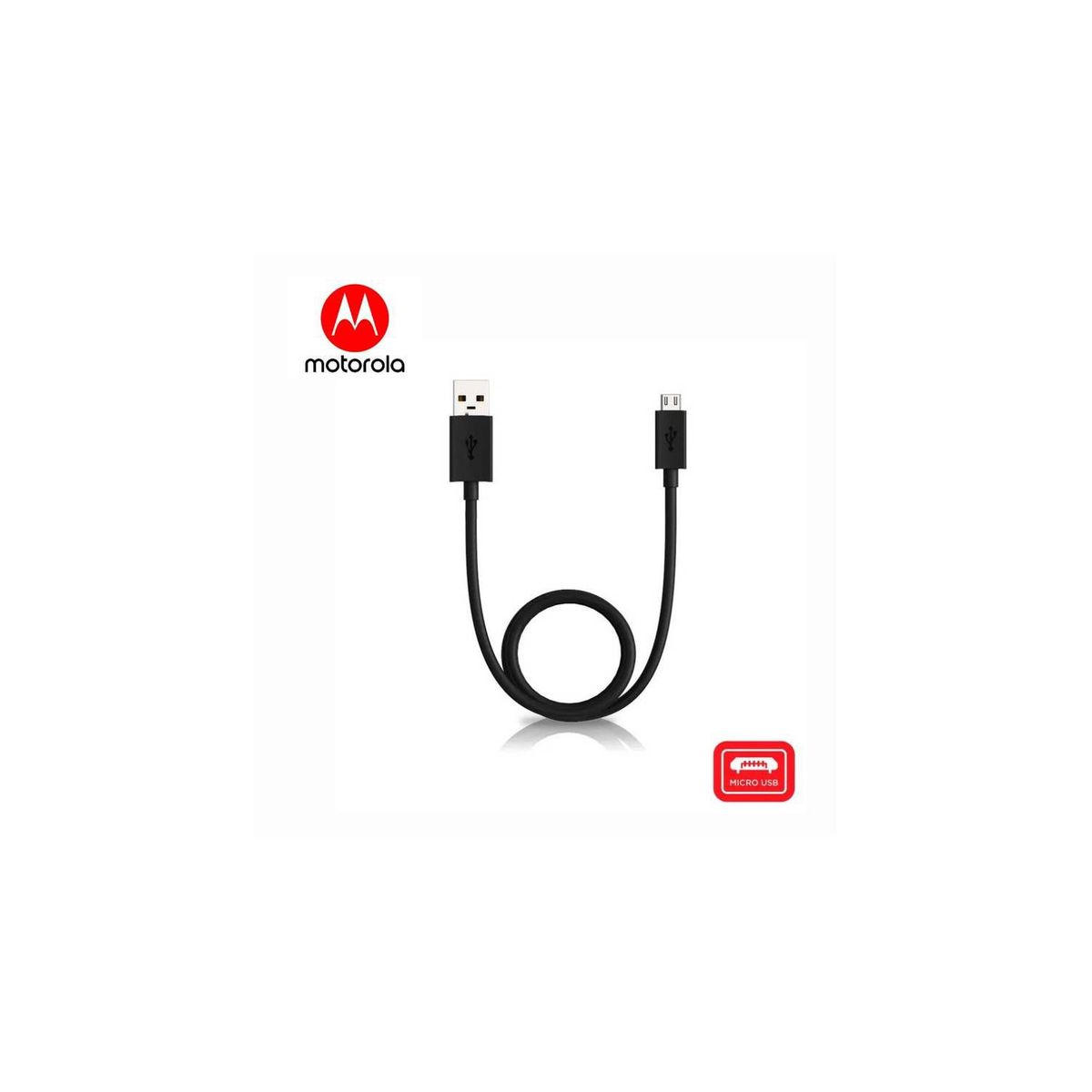 MOTOROLA - Cable Original Motorola USB a Micro USB - Negro