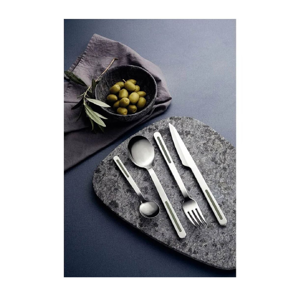 TRAMONTINA - SET. Cubiertos  TRAMONTINA VIK. X24 PZ ACE.INOX