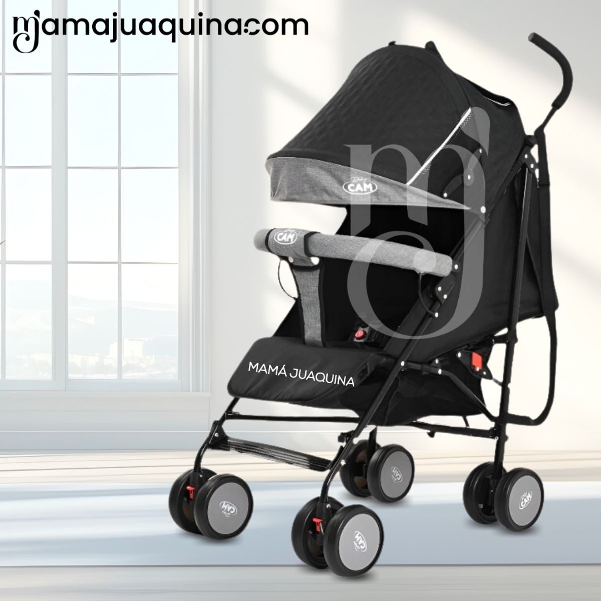 BABY - Coche Bastón «SALVATORE» Edición Limitada Black