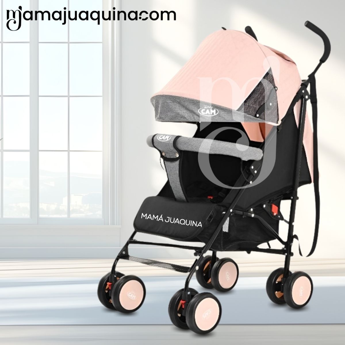 BABY - Coche Bastón «SALVATORE» Edición Limitada Pink