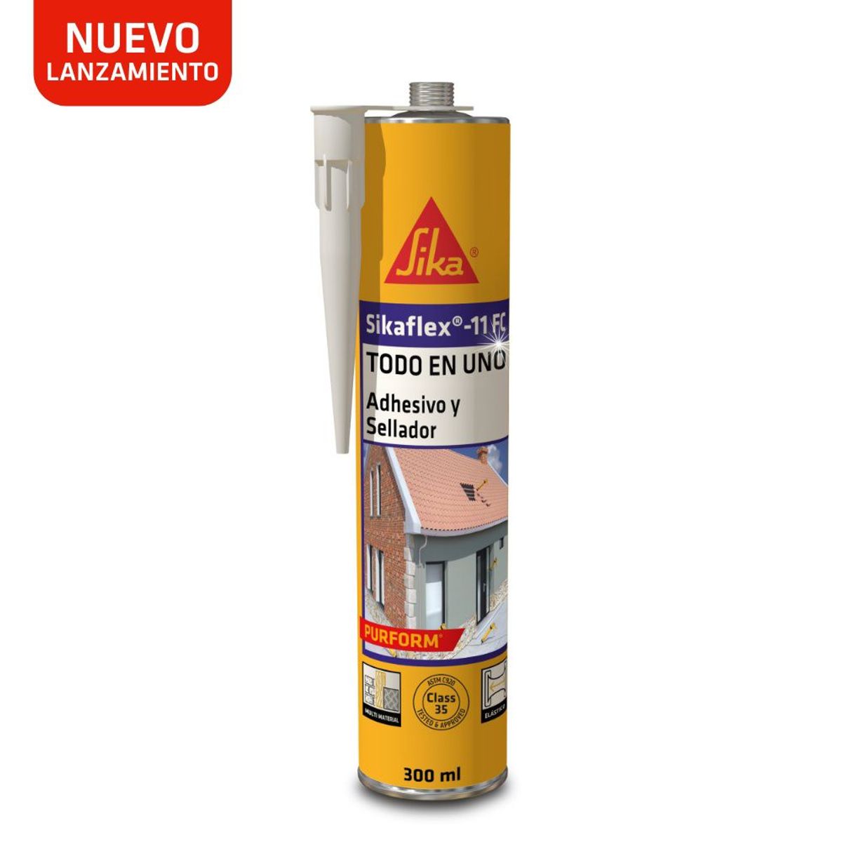 SIKA - Adhesivo y Sellante elástico Sikaflex-11 FC Purform Blanco 300ml