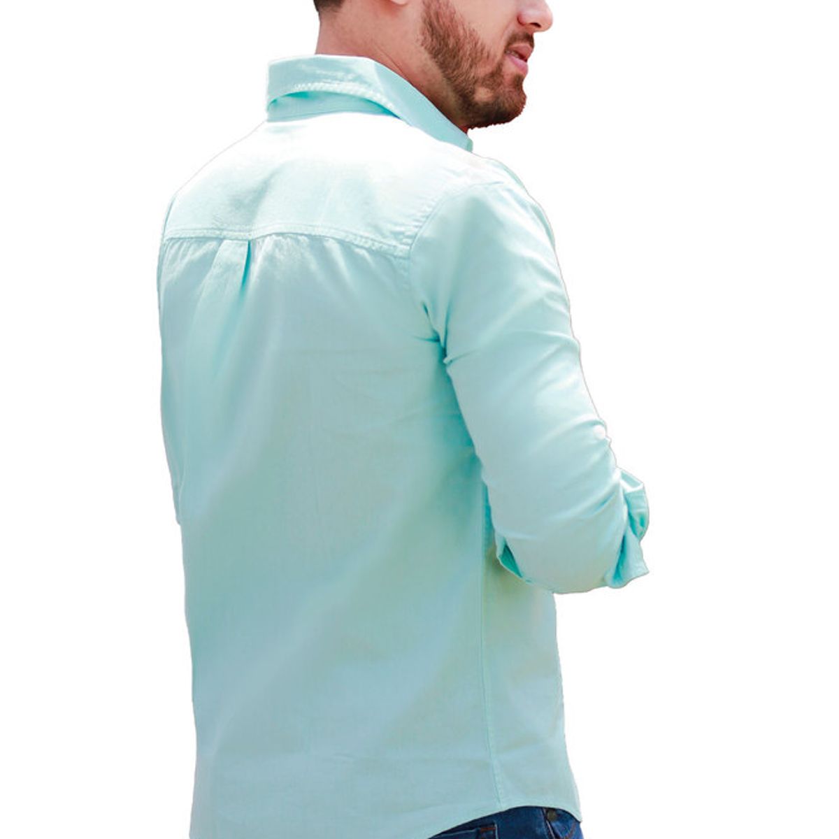 ZOHAR - CAMISA PARA HOMBRE - SEBASTIAN SNAAX - CELESTE AQUA