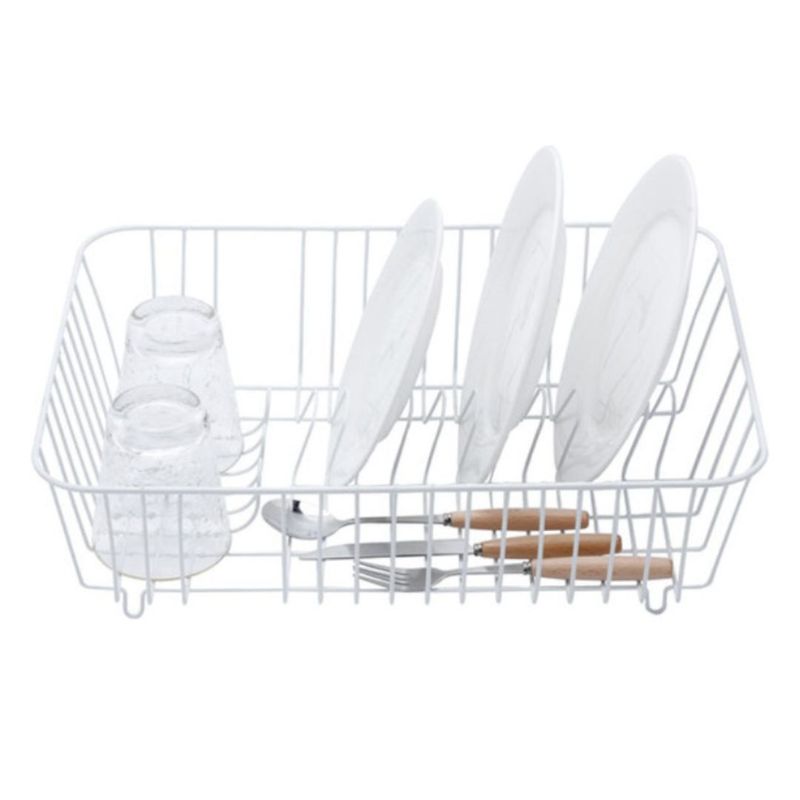 INSPIRA - Organizador escurridor de utensilios y platos Blanco
