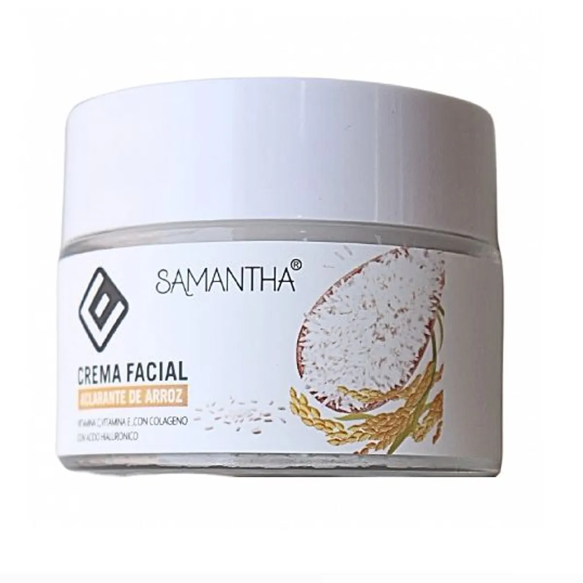 GENERICO - crema facial aclarante de arroz SAMANTHA