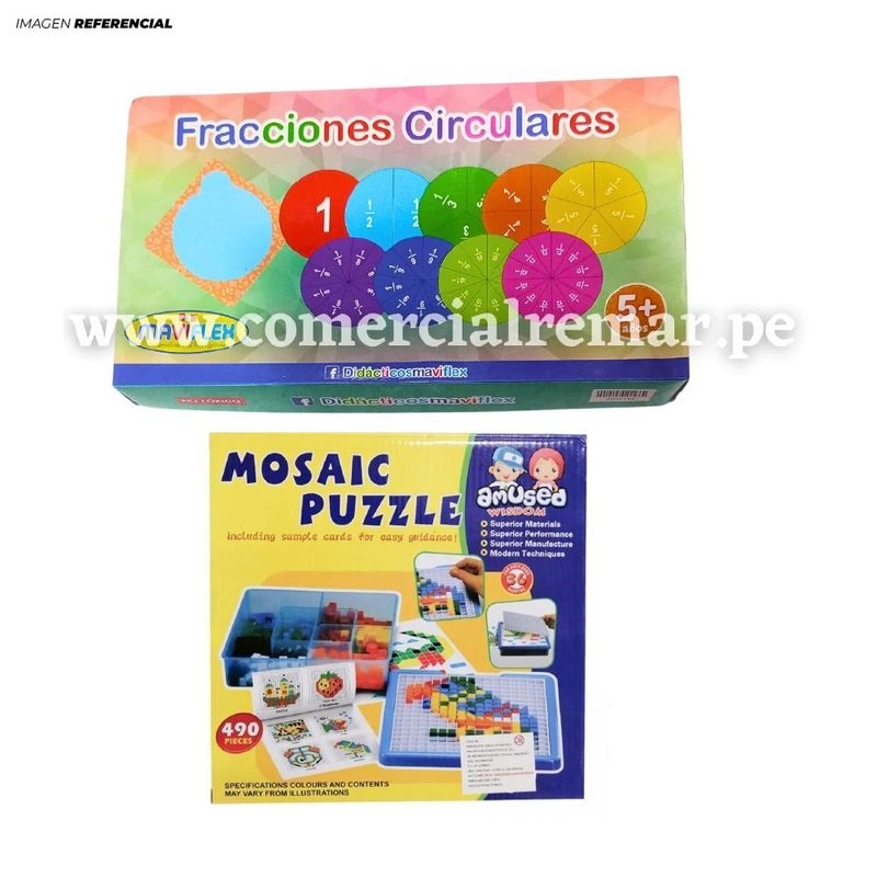 GENERICO - Juego Didáctico de Matemática más Juego Didáctico Mosaico