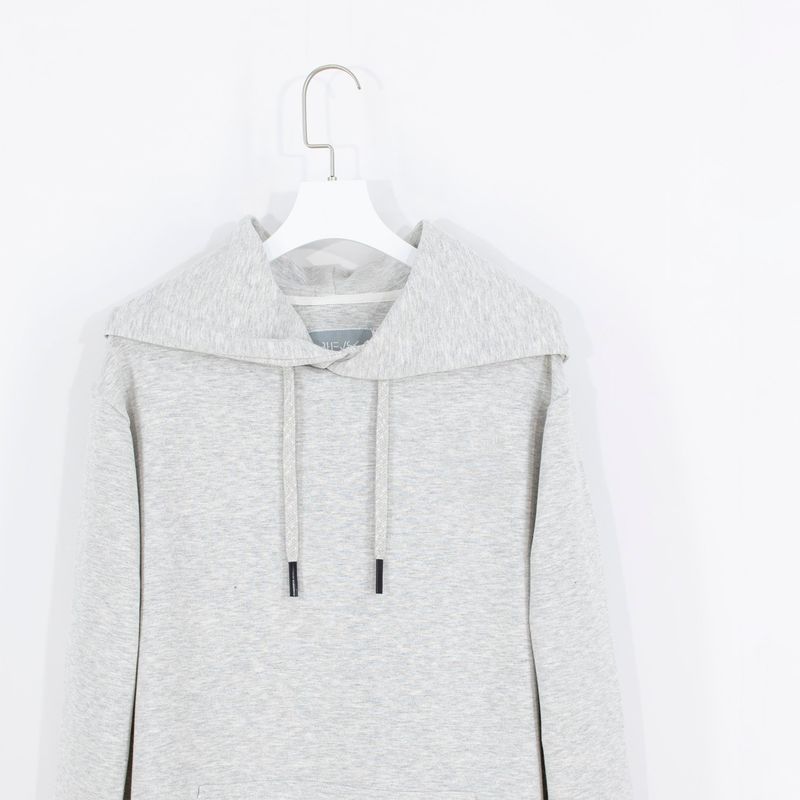 BHEVSK - Polera capucha basica melange