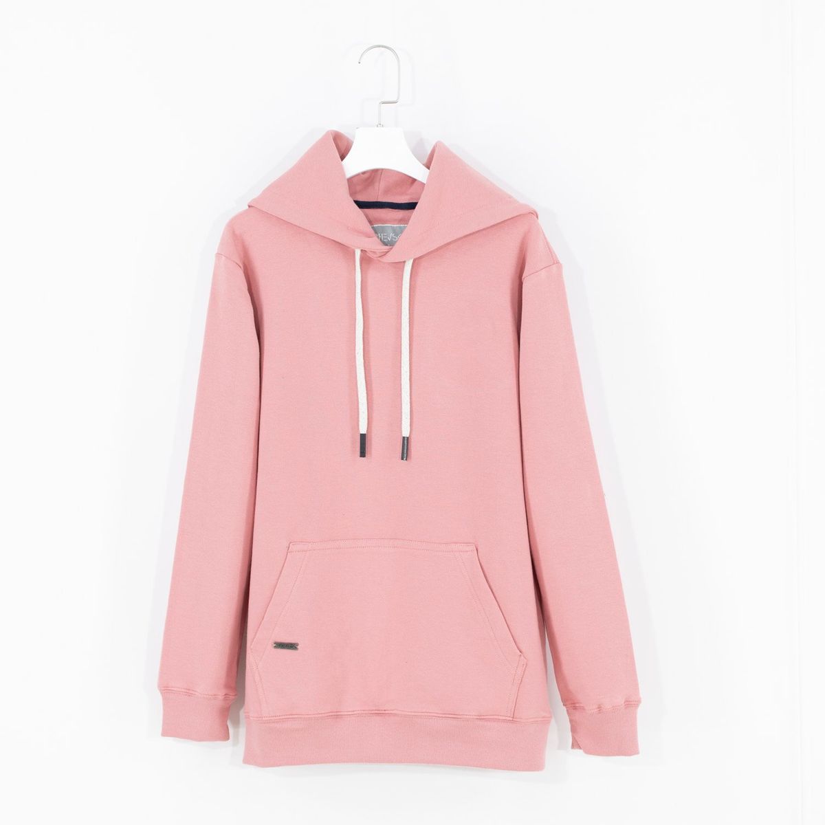 BHEVSK - Polera capucha basica rosa