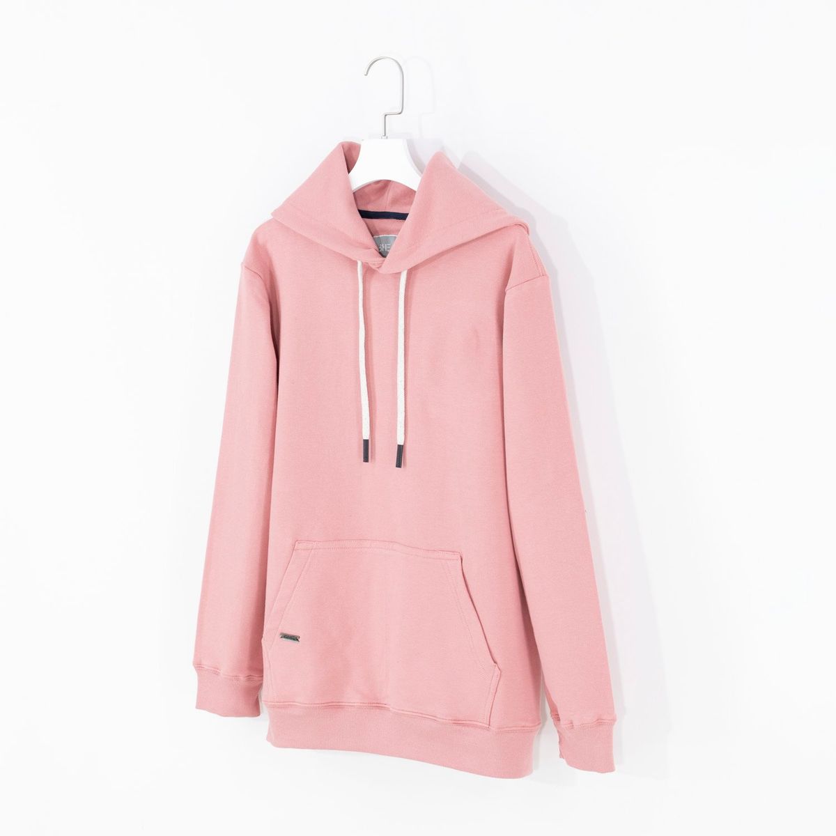 BHEVSK - Polera capucha basica rosa