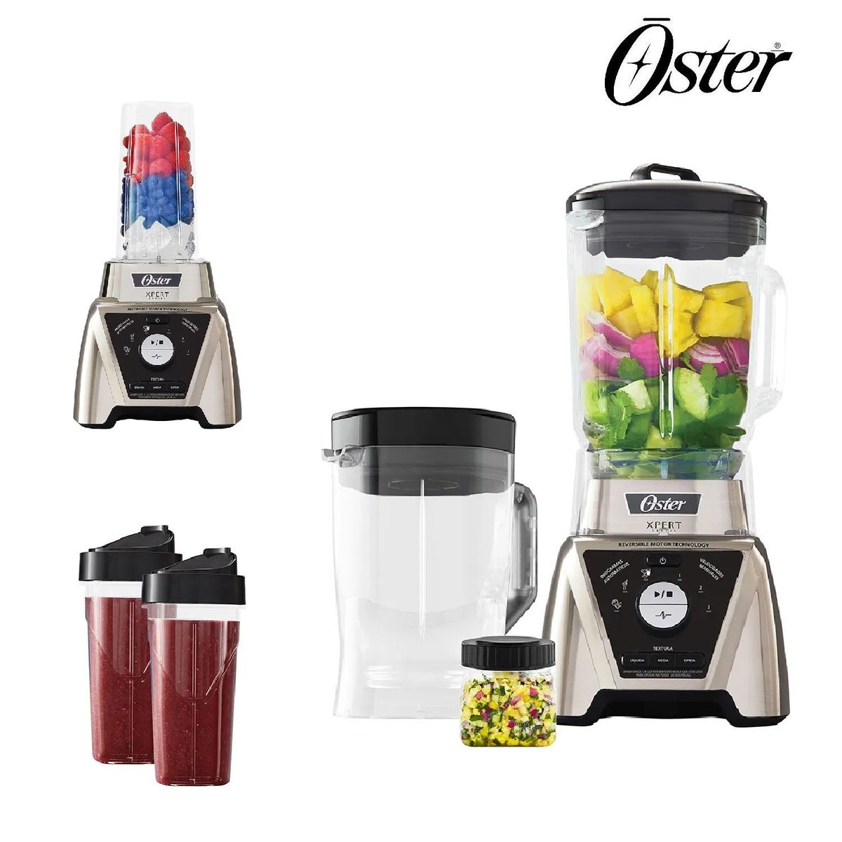 OSTER - Licuadora Oster Xpert BLST3B CAG -Plomo