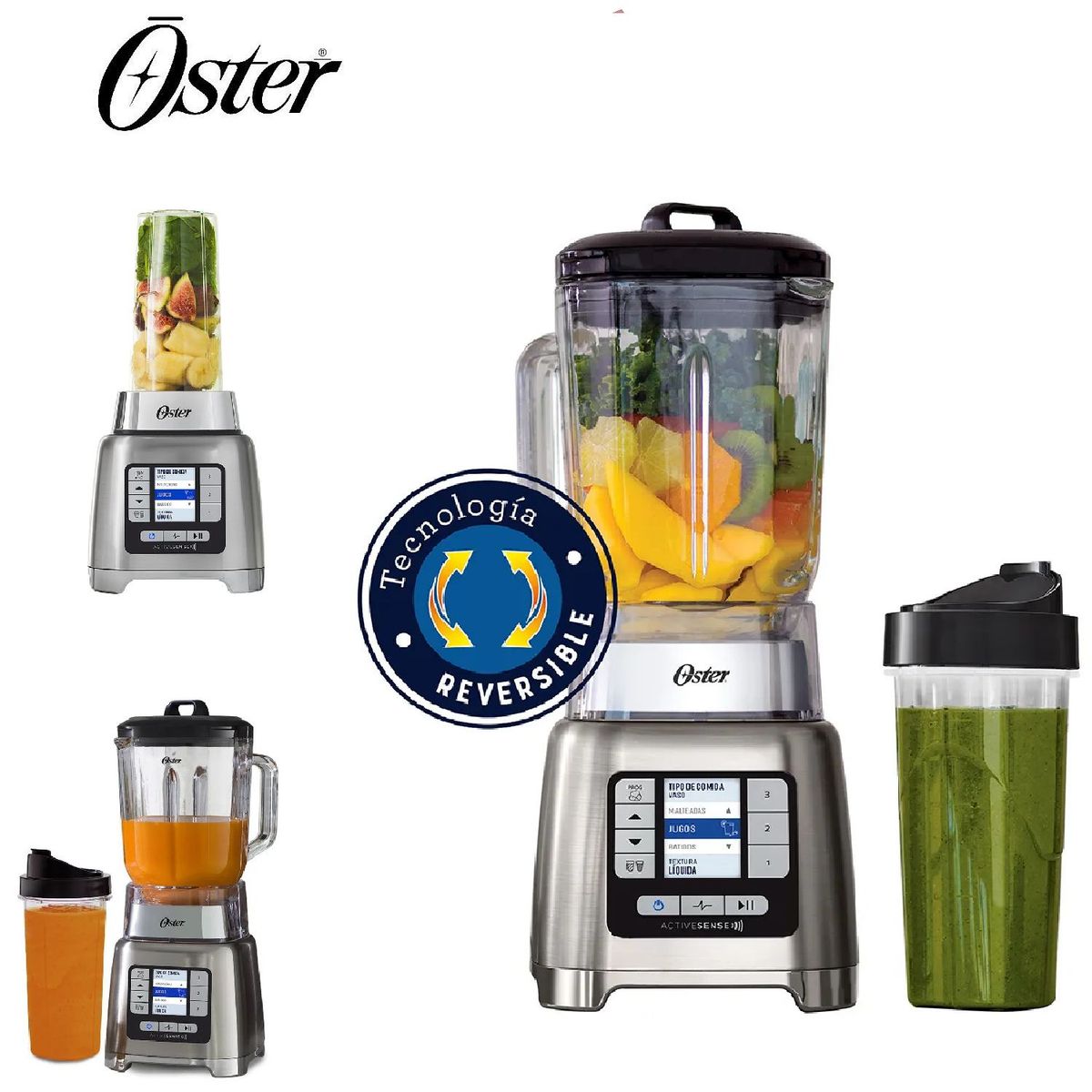 OSTER - Licuadora Oster ActiveSense BLSTTDGNBG -Plomo