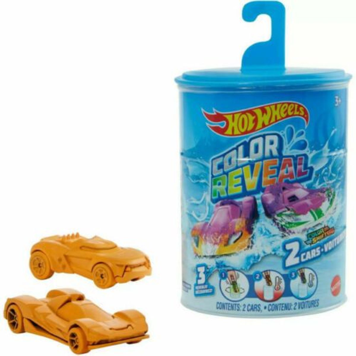 HOT WHEELS - Hot Wheels 2 Pack Color Reveal - VEHICULOS BASICOS