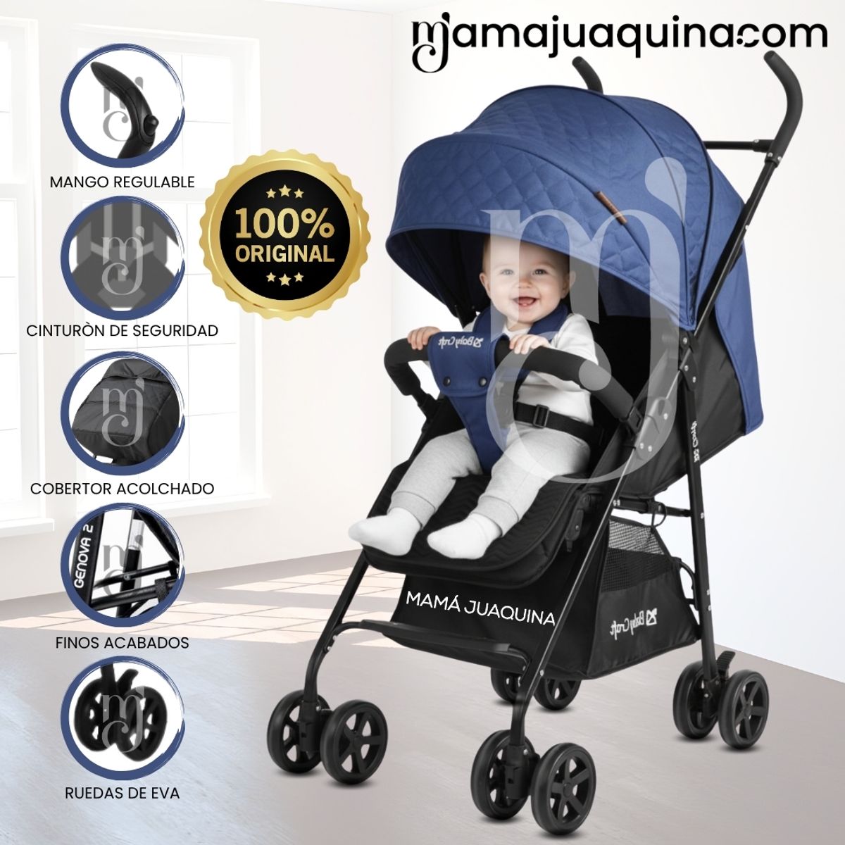 BABY - Coche Bastón «SURINAM» Edición Limitada Blue