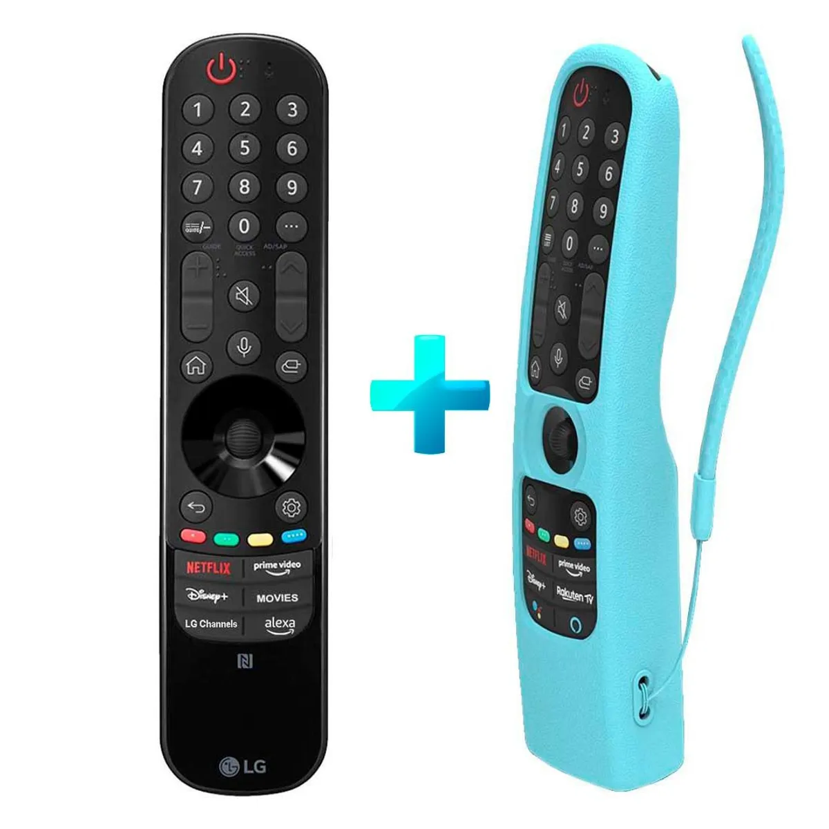 LG - Control Remoto LG Magic MR23GN Modelo 2023 + Funda Turquesa