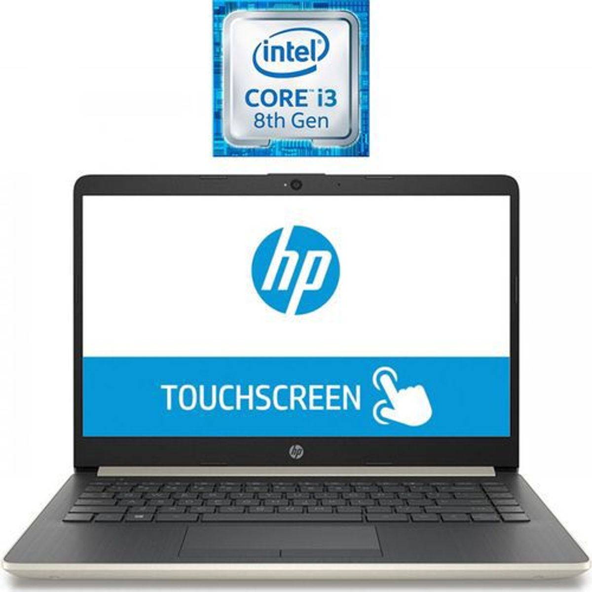 HEWLETT PACKARD - Laptop HP Notebook 14 DQ0011DX, Año  2020 ,Gris, 256GB,16GB RAM I3-8145U Pantalla Touch Reacondicionado