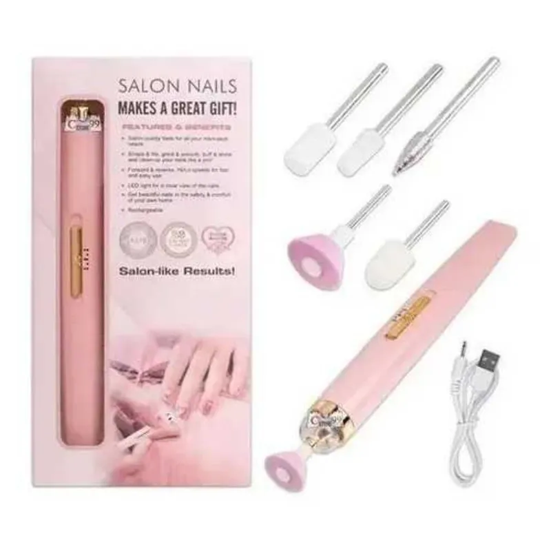 GENERICO - Pulidor De Uñas Profesional Luz USB para Manicure Pedicure