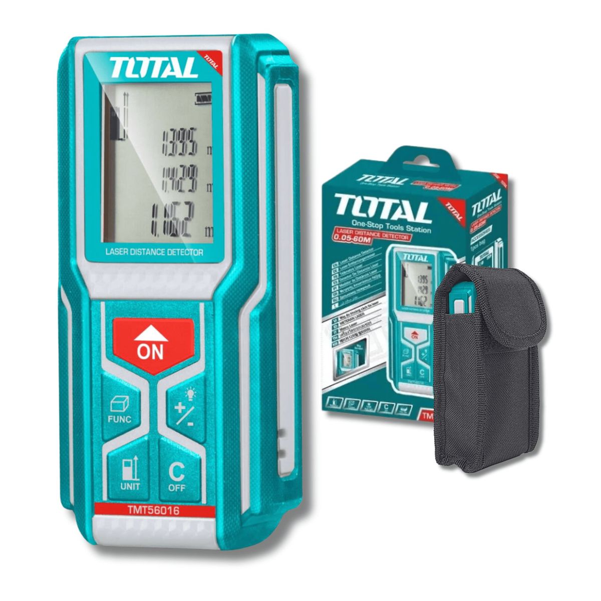 TOTAL TOOLS - Medidor laser de distancia 60 metros Total