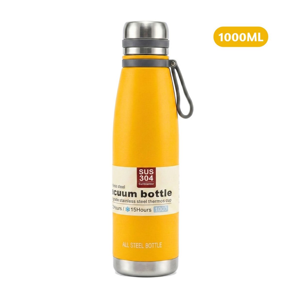 Pentha - Termo Tomatodo De 1 Litro Acero Inoxidable Color Amarillo