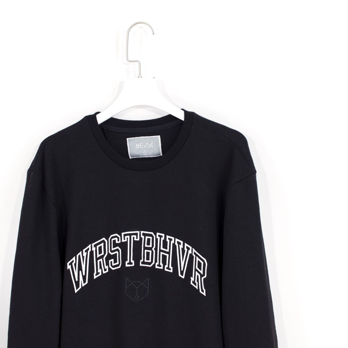 BHEVSK - Polera hombre negro wrstbhvr