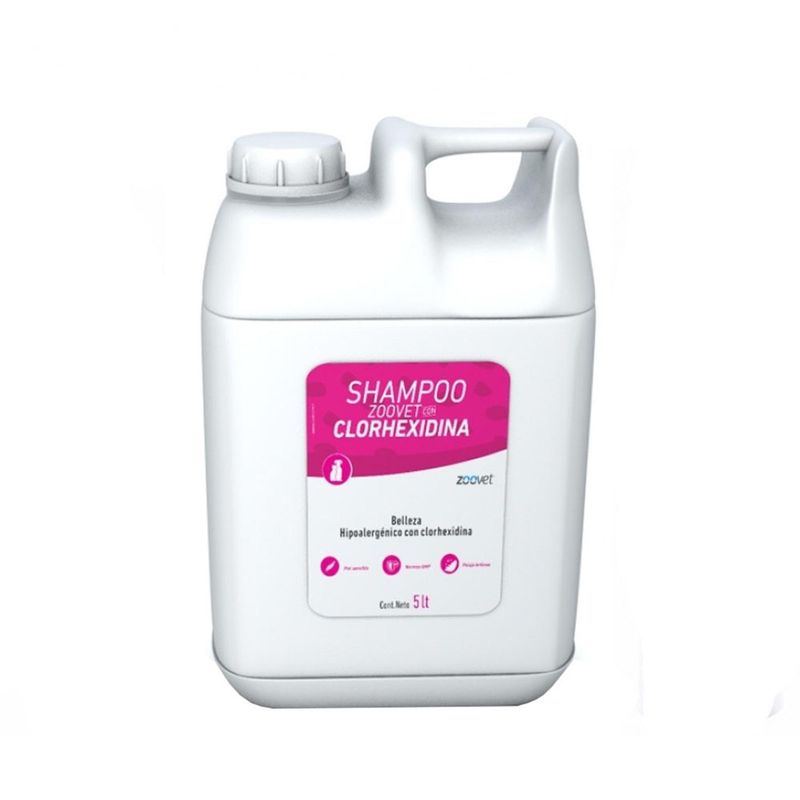 ZOOVET - Shampoo Zoovet para Perros y Gatos Con Clorhexidina 5 Litros