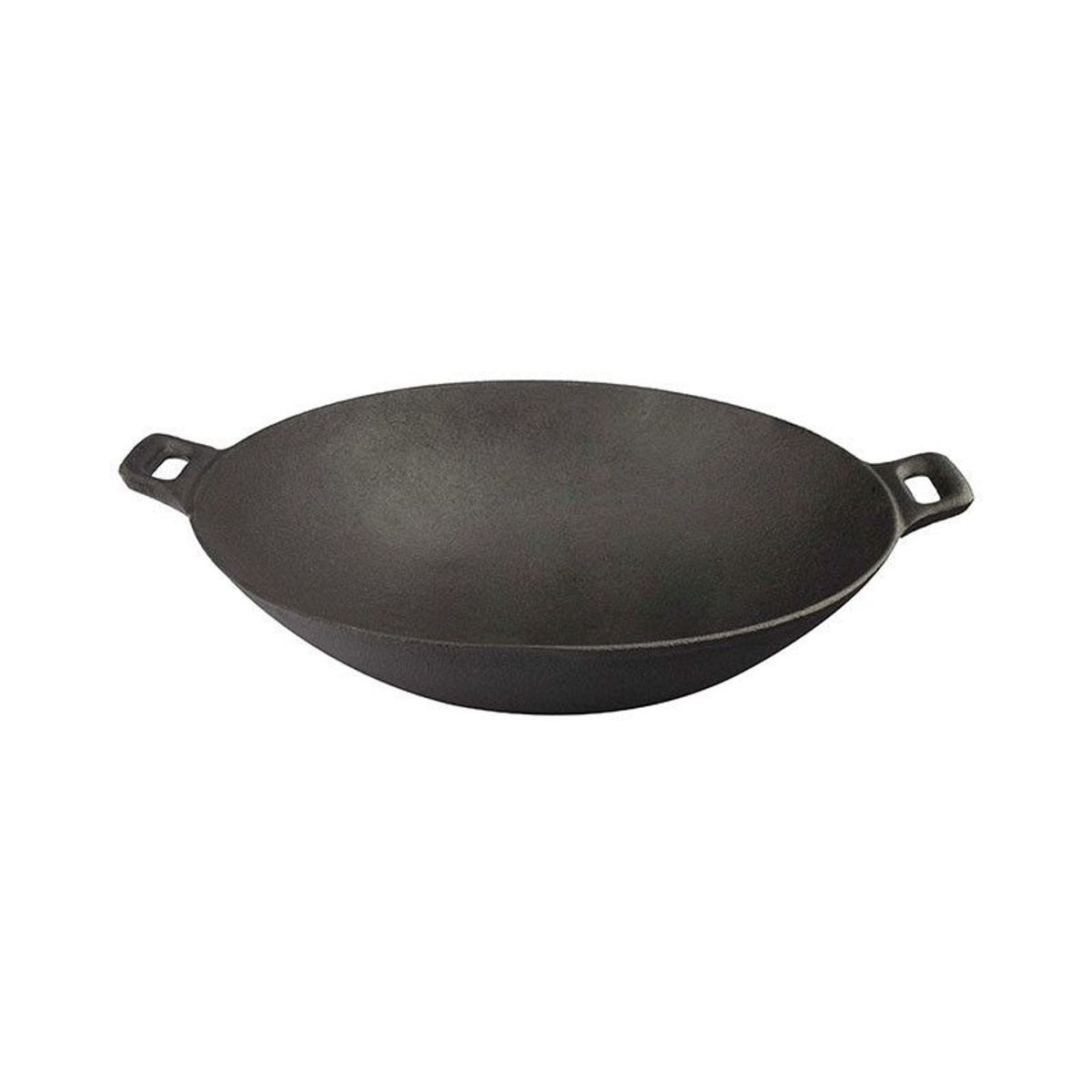LUGANO - Wok de hierro fundido 30 cm con asas - Lugano