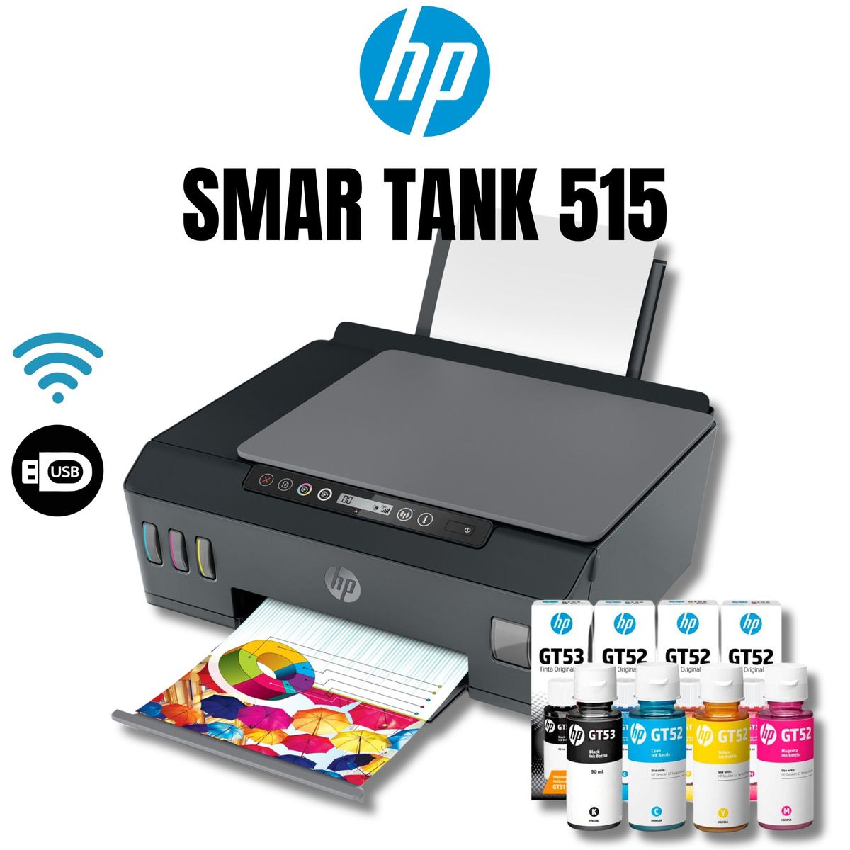 HP - IMPRESORA MULTIFUNCIONAL HP SMART TANK 515