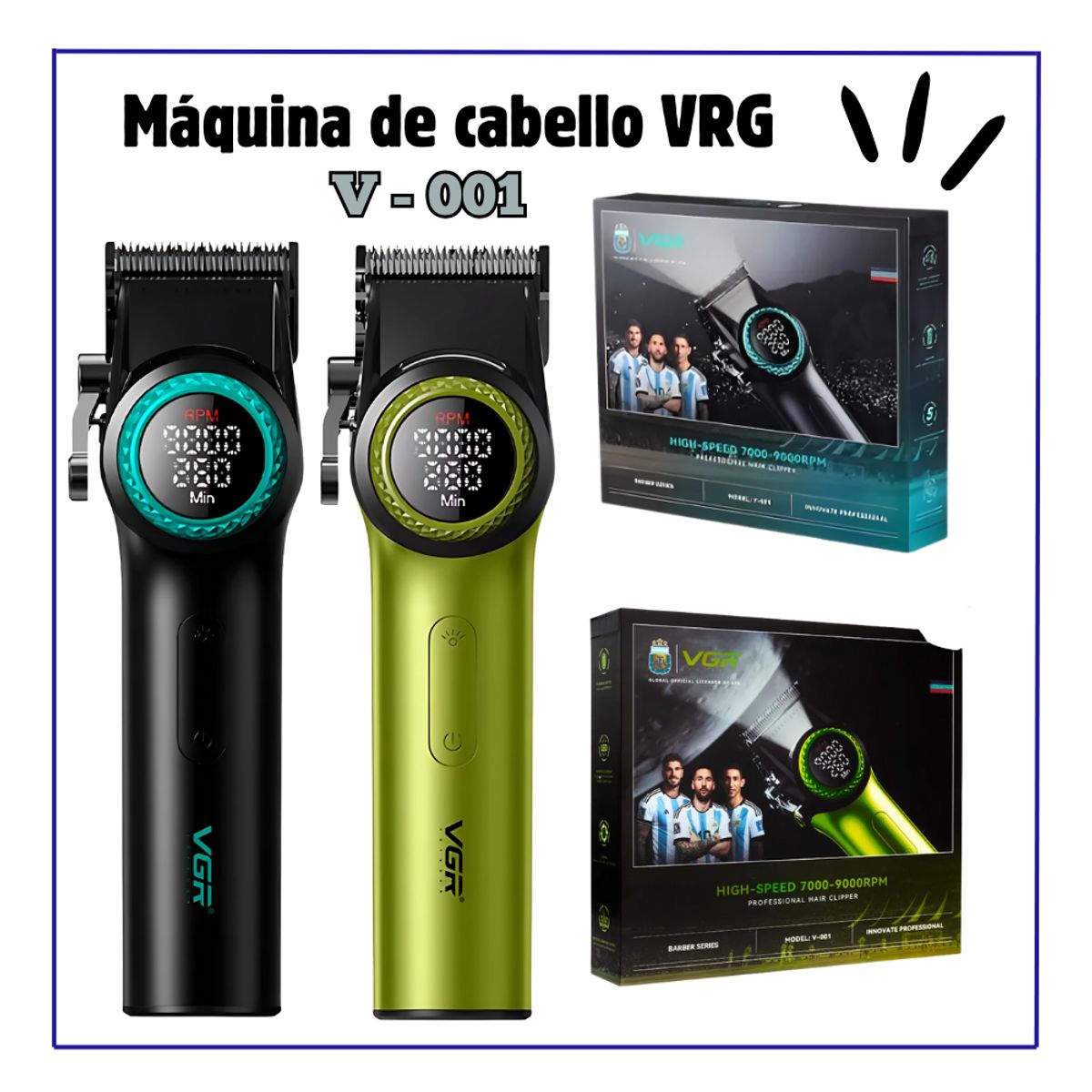GENERICO - Maquina cortadora de cabello VGR  V-001
