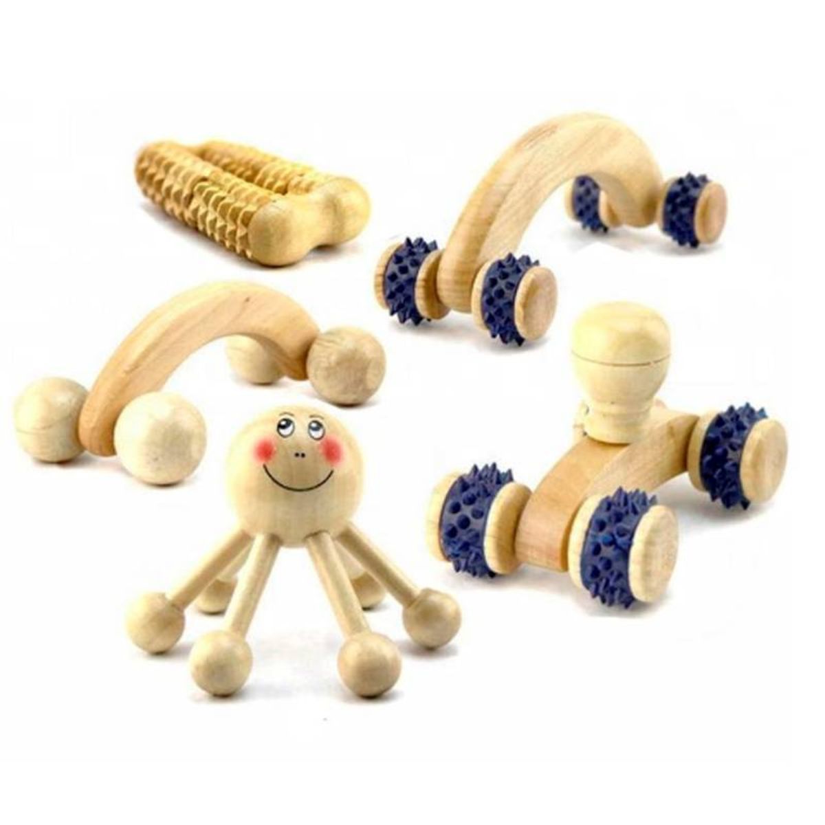 GENERICO - PACK 5 ACCESORIOS Masajeadores MANUAL DE MADERA_.