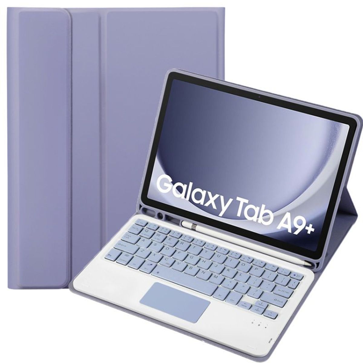 RENVMEXY - Touch Bluetooth Teclado A09B-A PúRpura Para Samsung Tab A9 Plus