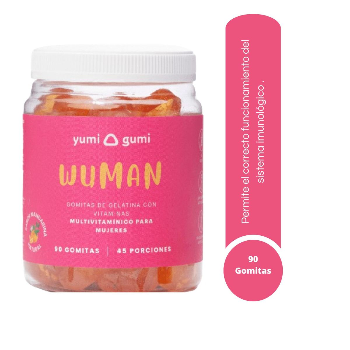 YUMI GUMI - Wuman Gomitas Gumi Gumi 90 Und Mandarina