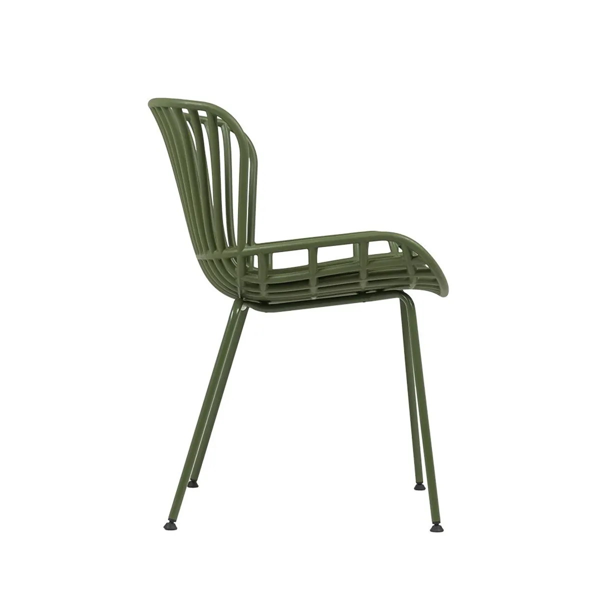 NIHM - Silla de Comedor Terre de Polipropileno Verde