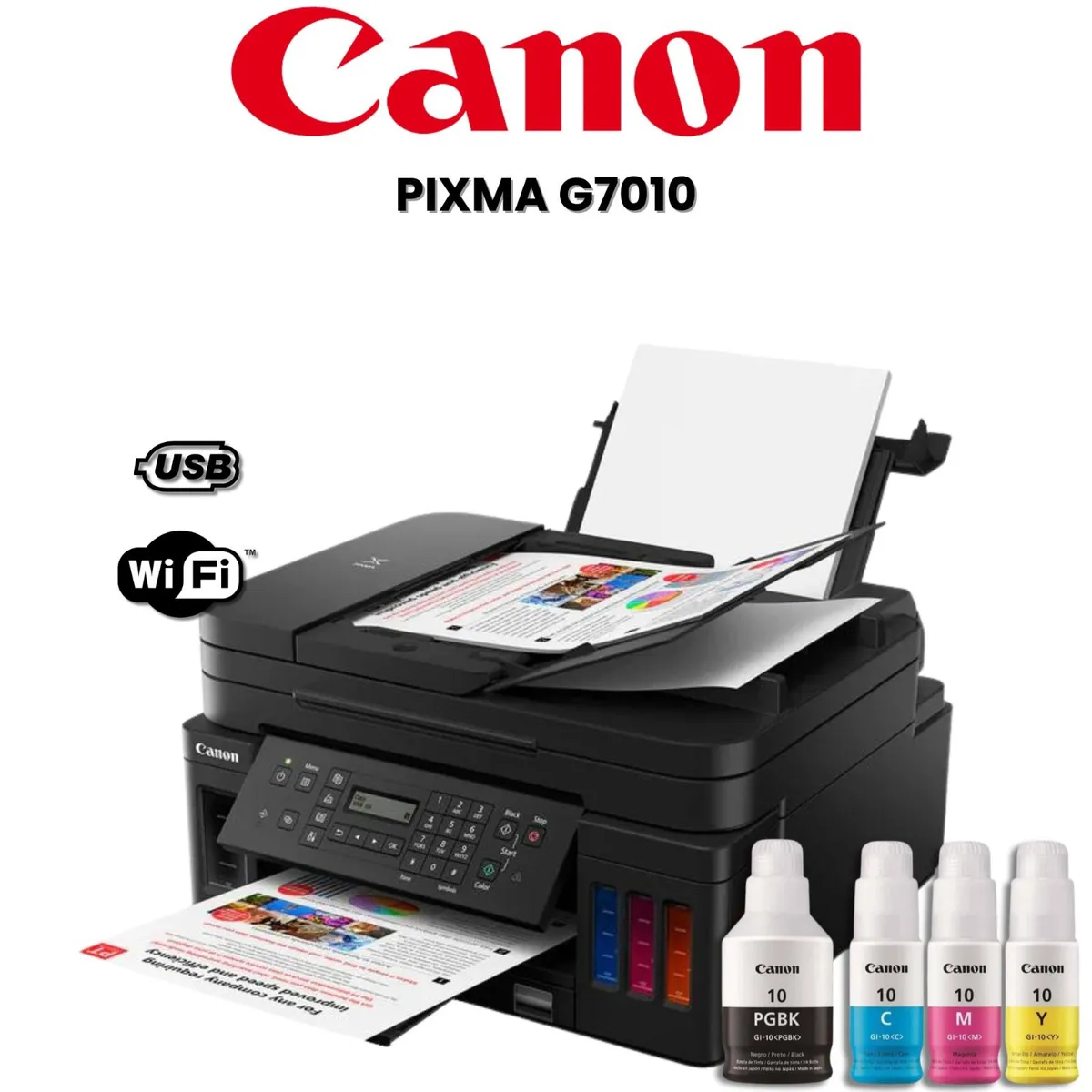 CANON - IMPRESORA MULTIFUNCIONAL CANON PIXMA G7010