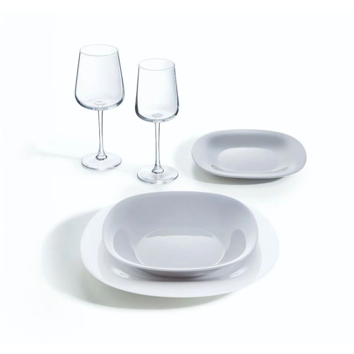 LUMINARC - Plato set x6 entrada 19 cm Carine Granit