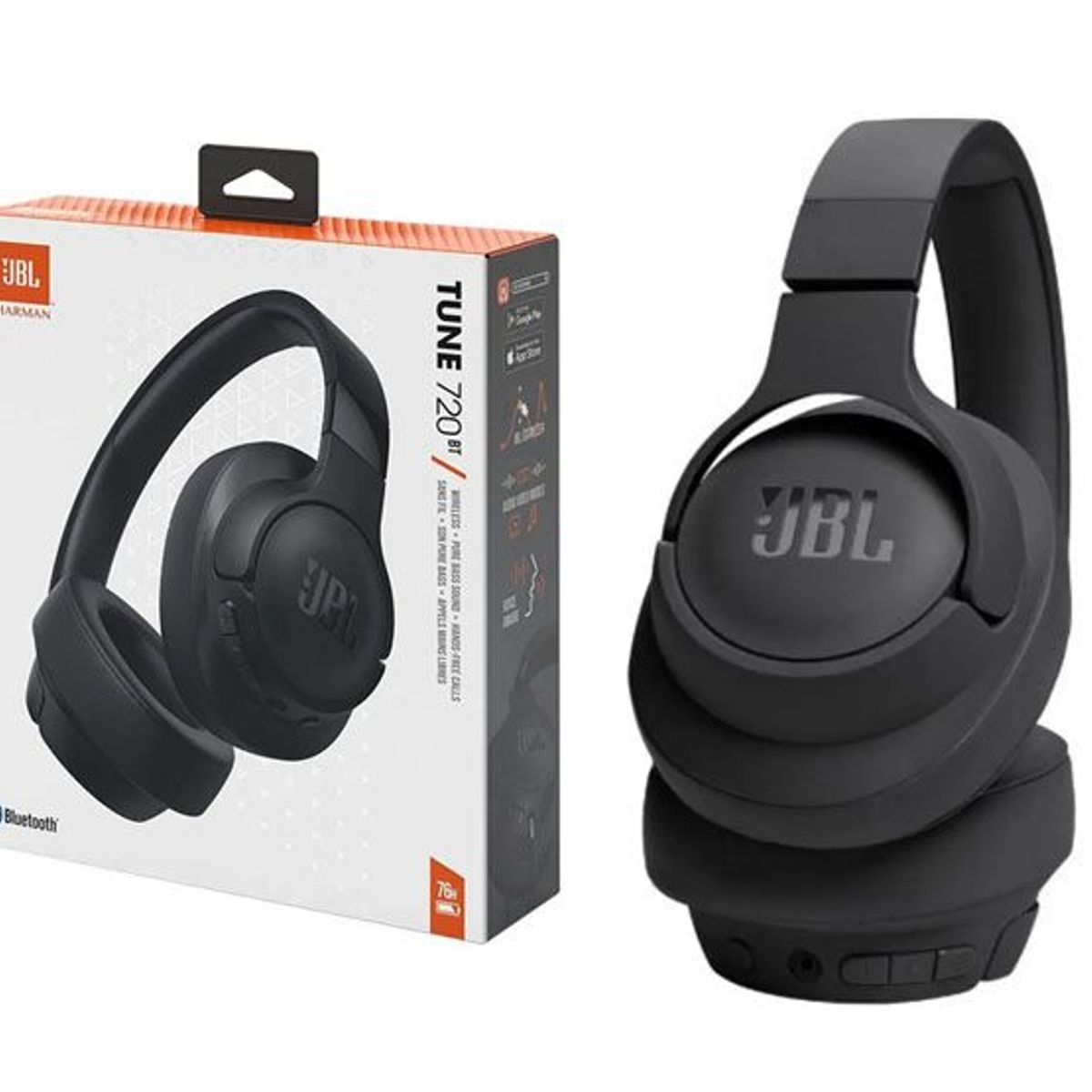 JBL - Audífonos JBL Tune 720BT Negro