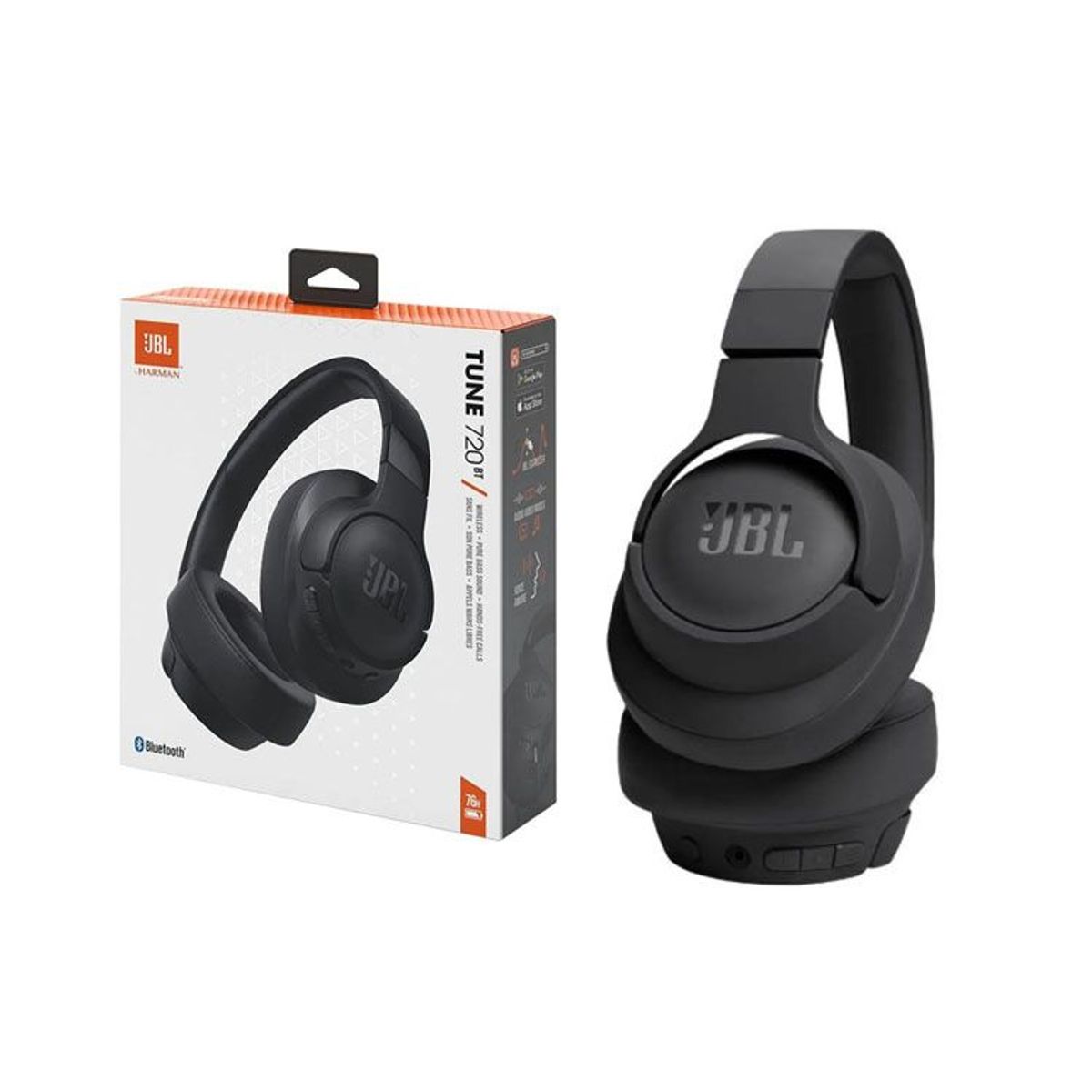 JBL - Audífonos JBL Tune 720BT Negro