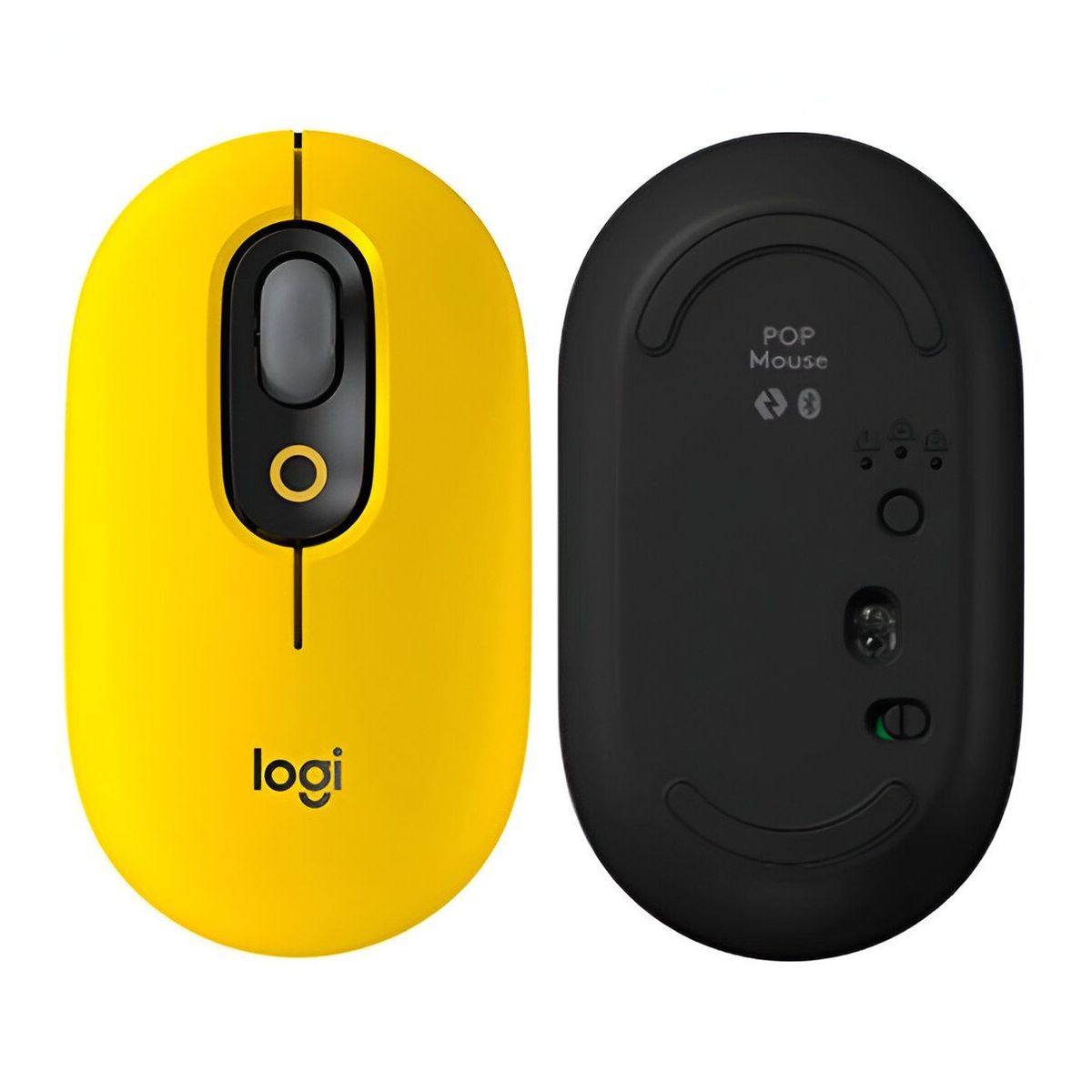 LOGITECH - MOUSE LOGITECH POP BLUETOOTH BLACKYELLOW