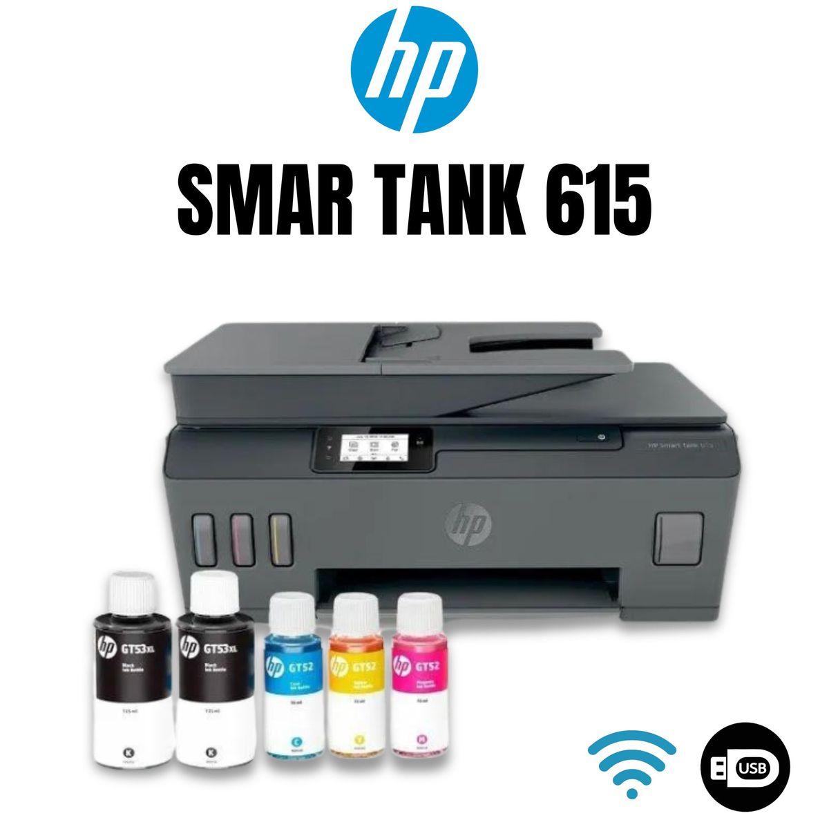 HP - IMPRESORA MULTIFUNCIONAL HP SMART TANK 615