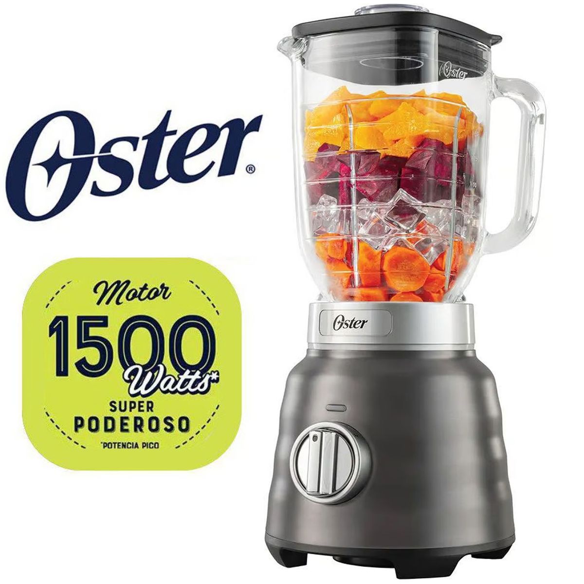 OSTER - Licuadora Pro Max Reversible BLSTPBRGR de 2 Caballos